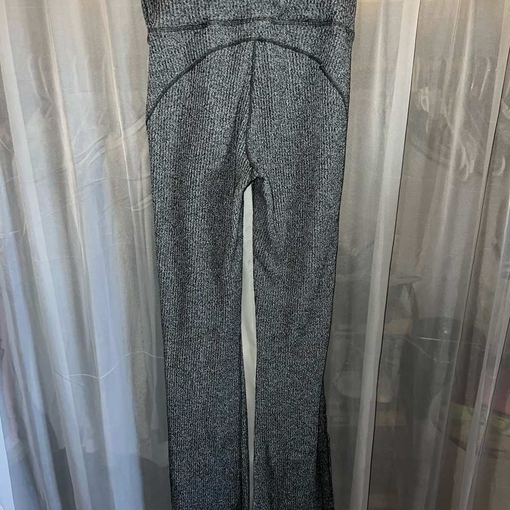 ECHT Gray Knit Flare Pants